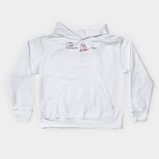 Waiting for Fox Wilder to Exist Kids Hoodie